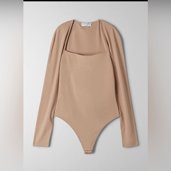 Babaton Tops - Babaton Contour Straight Neck Bodysuit